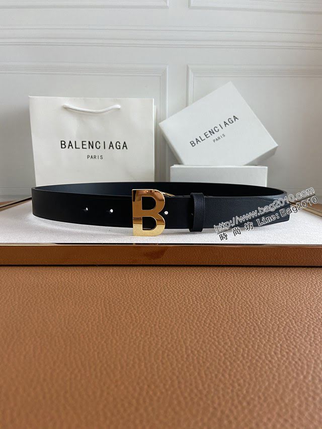 Balenciaga女士皮帶 巴黎世家雙面用牛皮腰帶  jjp1253